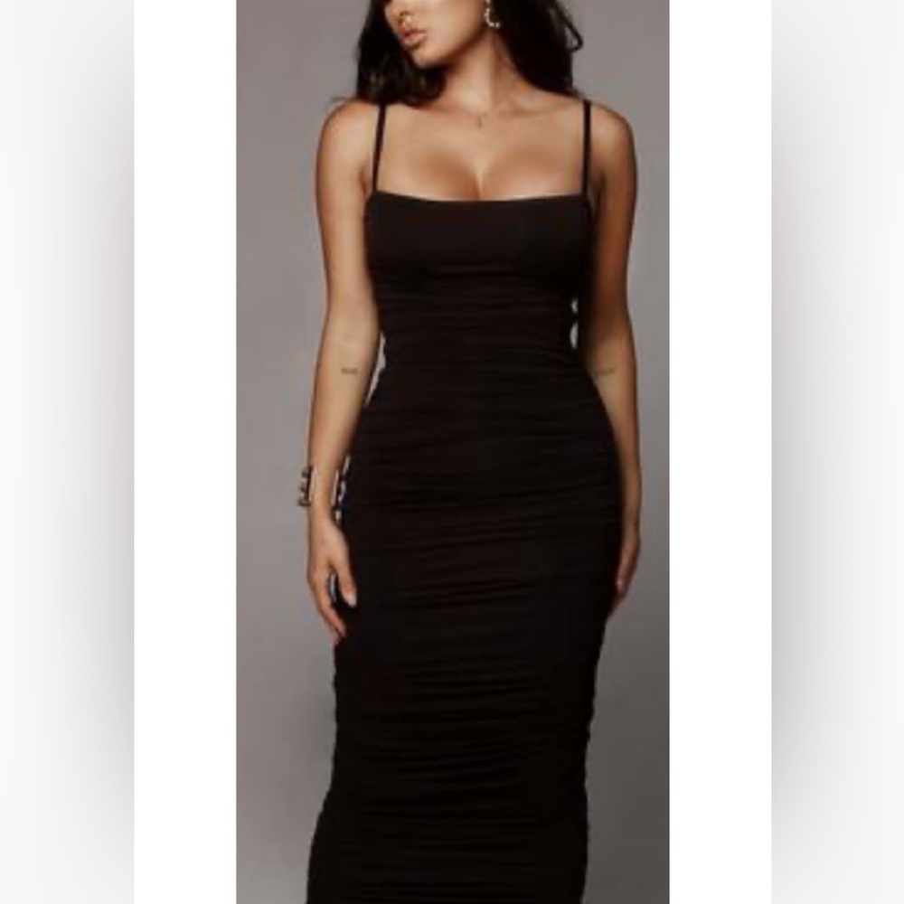 NWT- Jluxlabel Natalia Ruched Dress